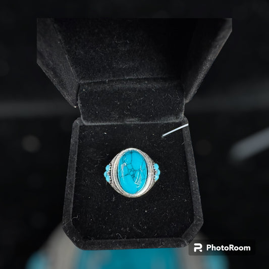 Western Turquoise Ring