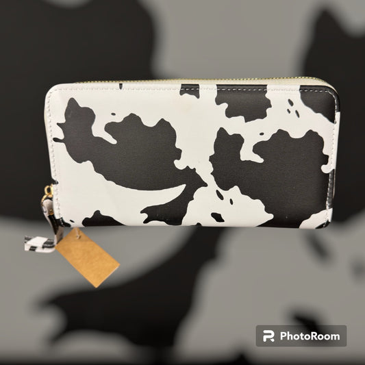 Cow Print Wallet