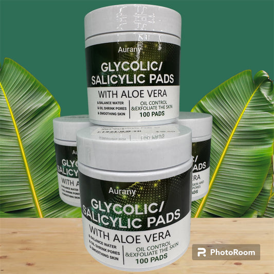 Glycolic/Salicylic Pads with Aloe Vera