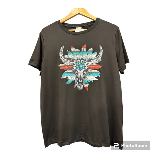 Short Sleeve T-Shirt Bullhead - Adult Large