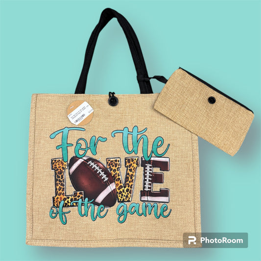 Love for Football tot bag
