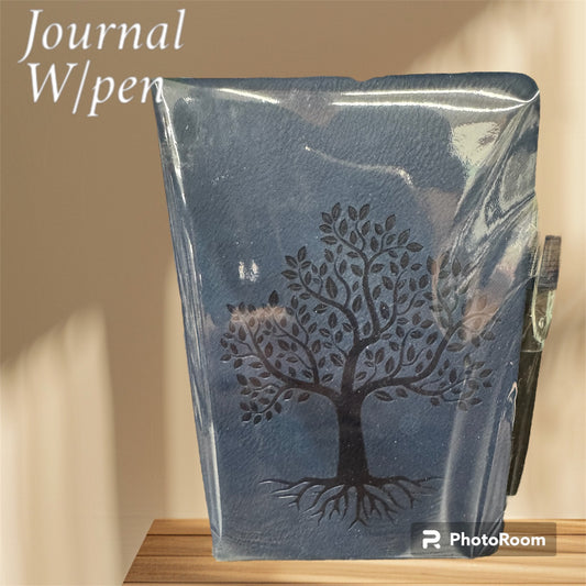 Dark Blue Journal w/pen