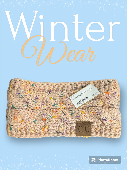 Light Pink Ear Warmer Headband