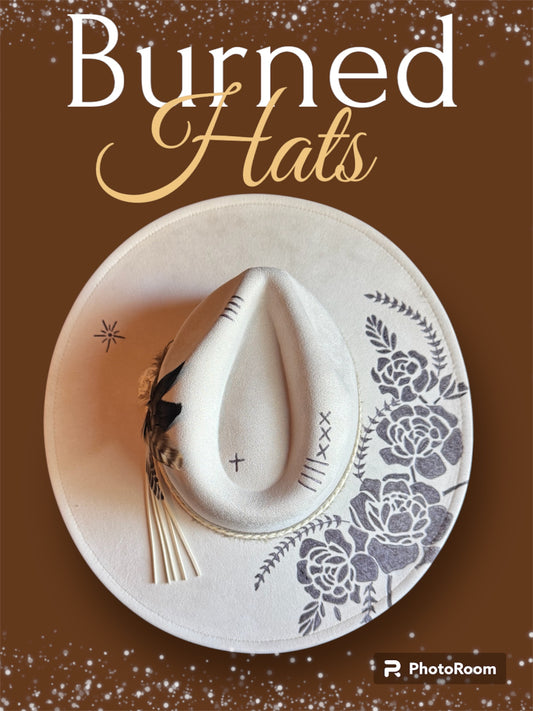 Rose Cream Cowgirl Hat