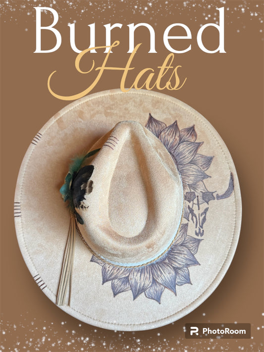 Sunflower Bull Head Cowgirl Hat