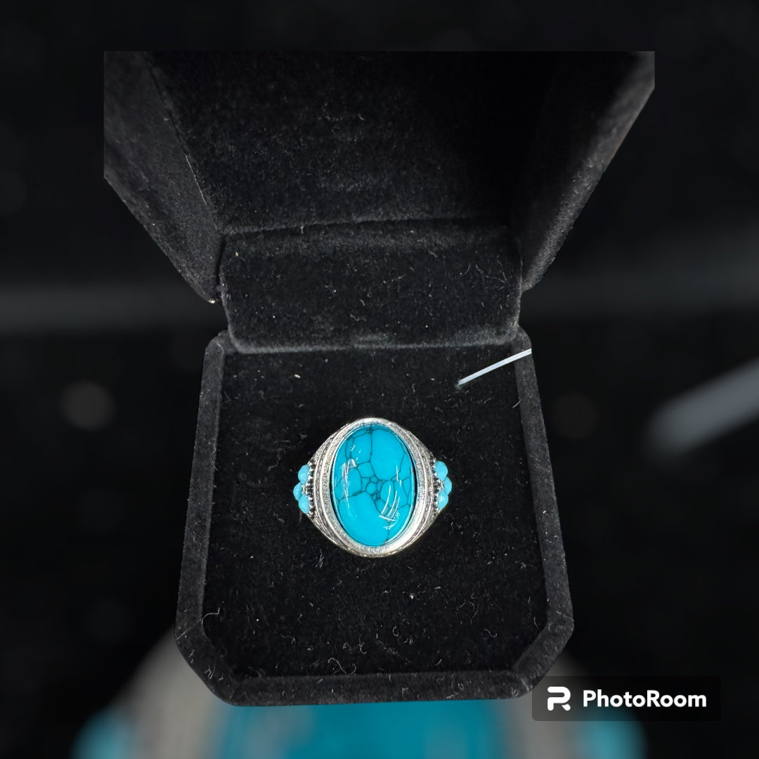 Western Turquoise Ring